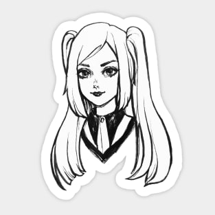 Anime girl Sticker